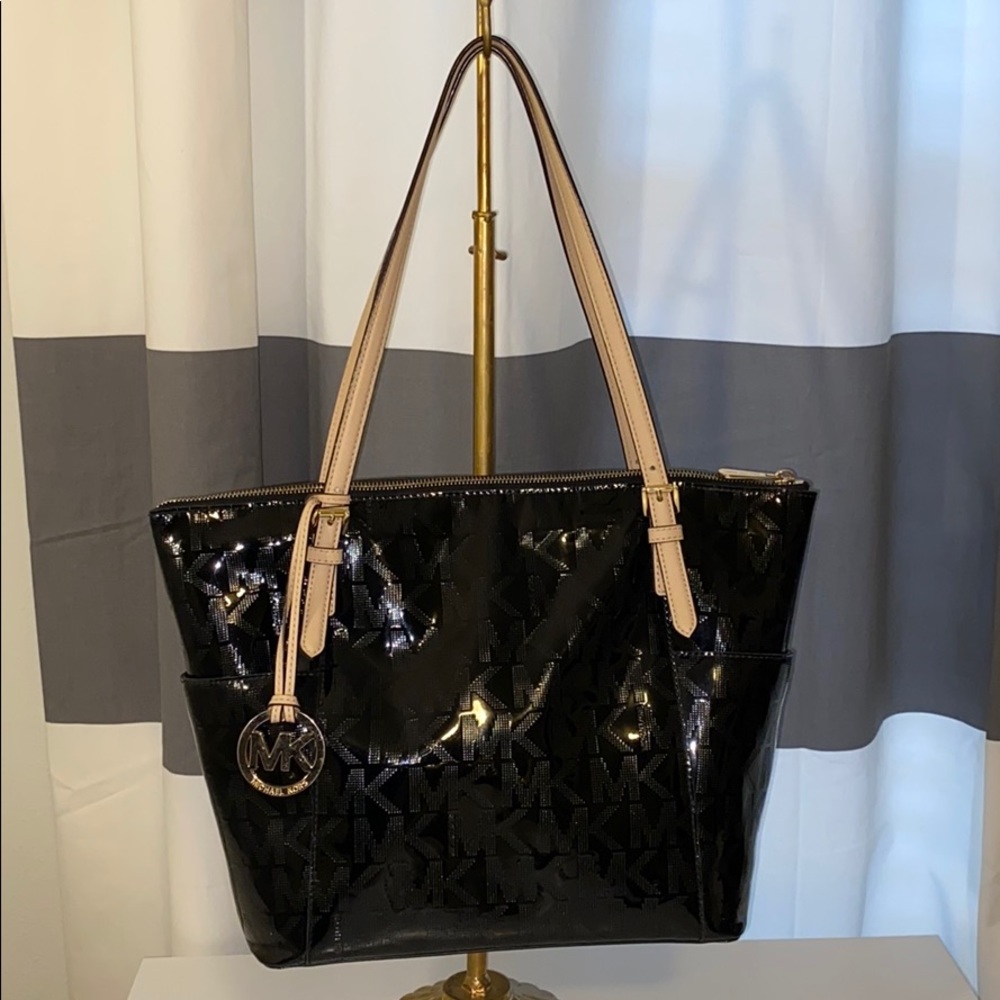 Michael Kors patent leather handbag
